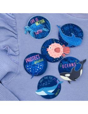 Aplikacje termoprzylepne drukowane LECCO - Oceans - 06520 - 40szt./opak.