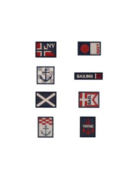 Aplikacje termoprzylepne haftowane LECCO - Sailing - 05190 - 32szt./opak.
