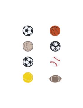 Aplikacje termoprzylepne haftowane LECCO - Balls - 05191 - 32szt./opak.