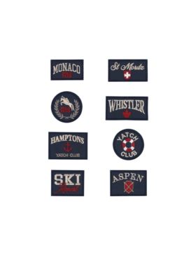 Aplikacje termoprzylepne haftowane LECCO - Yacht - 05196 - 32szt./opak.