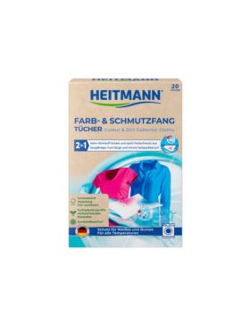 Chusteczki wyłapujące kolor i brud HEITMANN - FSC-mix - 1024041 - 20szt./opak.