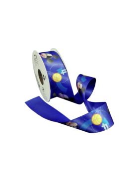 Tasiemka satynowa jednostronna - 25 mm - Myszka Mickey - 60825 - 10mb/opak.