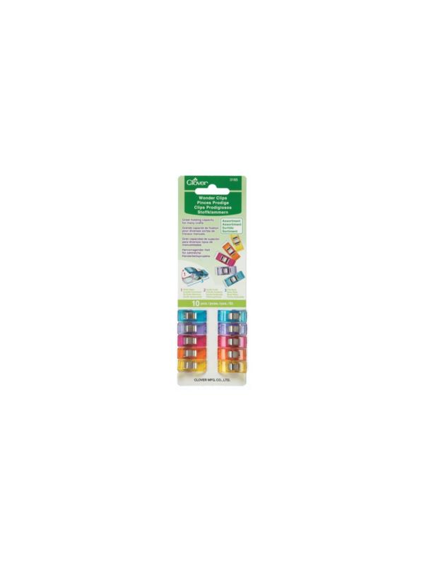 Klipsy do tkanin CLOVER - 3185 - 10szt./opak.