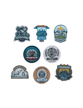 Aplikacje termoprzylepne tkane LECCO - Mountain Bike - 03334 - 32szt./opak.