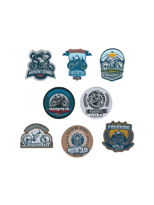 Aplikacje termoprzylepne tkane LECCO - Mountain Bike - 03334 - 32szt./opak.
