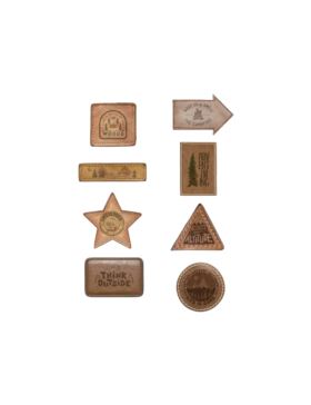 Aplikacje termoprzylepne drukowane LECCO - Adventure Vintage - 06514 - 40szt./opak.