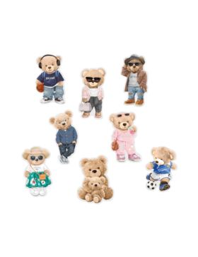 Aplikacje termoprzylepne drukowane LECCO - Bear - 06531 - 40szt./opak.