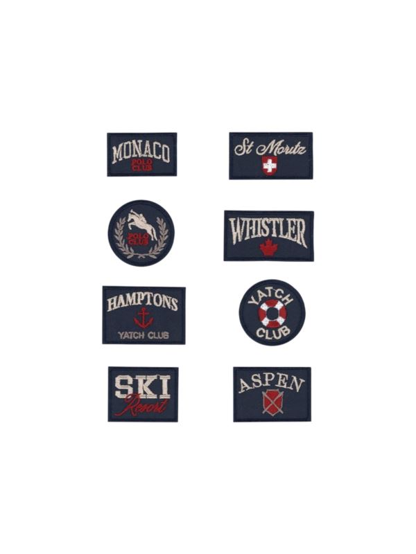 Aplikacje termoprzylepne haftowane LECCO - Yacht - 05196 - 32szt./opak.