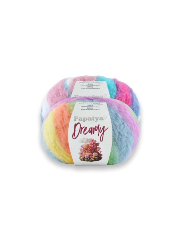 Włóczka/zestaw - Papatya - Dreamy - 10 kol. x 1 motek (100g) - 1kg/opak.