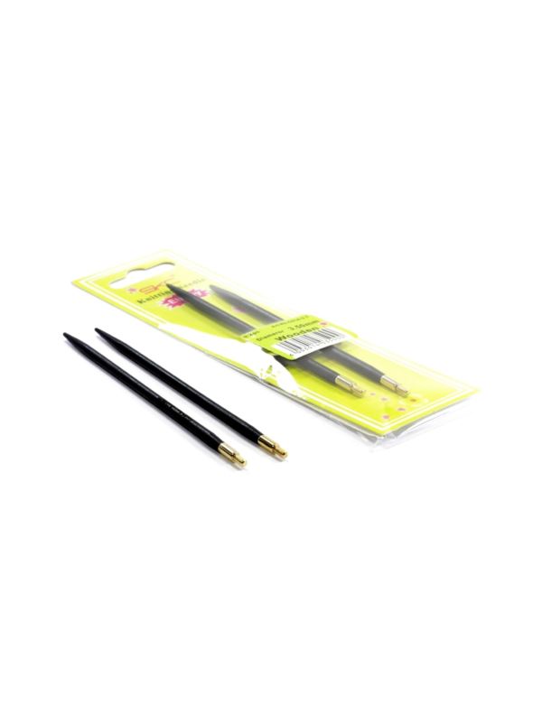 Druty hebanowe do łączenia z żyłkami SKC - 12 cm - para/opak.