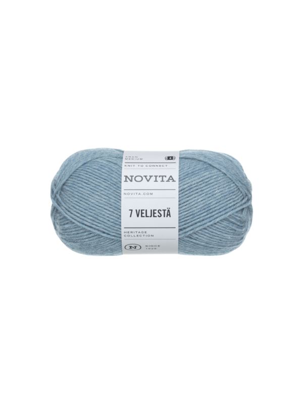 Włóczka - Novita - 7 Veljesta - 0,5kg/opak.