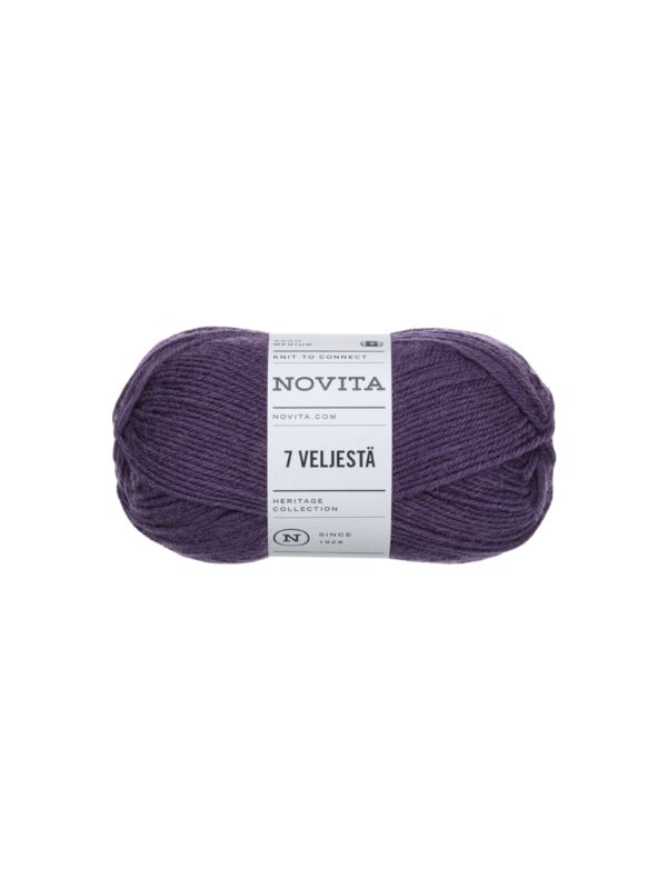 Włóczka - Novita - 7 Veljesta - 0,5kg/opak.