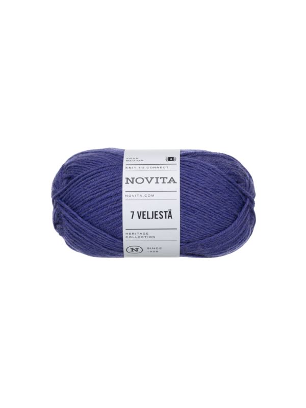 Włóczka - Novita - 7 Veljesta - 0,5kg/opak.
