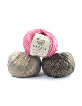 Włóczka - Gazzal - Rock and Roll - 0,5kg/opak.