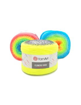 Włóczka - Yarn Art. - Flowers Vivid - 0,5kg/opak.