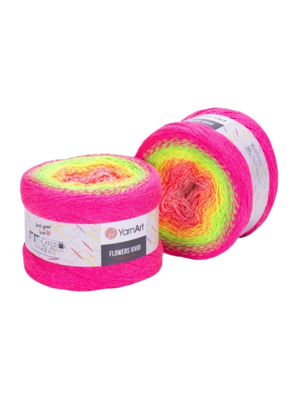 Włóczka - Yarn Art. - Flowers Vivid - 0,5kg/opak.