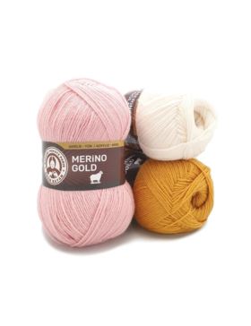 Włóczka - Madame Tricote Paris - Merino Gold 400 - 0,5kg/opak.