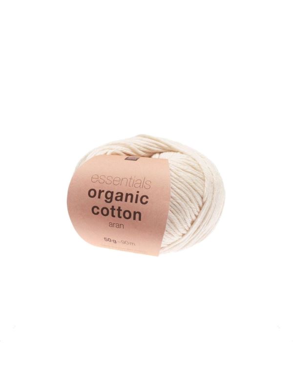 Włóczka - Rico Design - Essentials Organic Cotton Aran - 250g/opak.