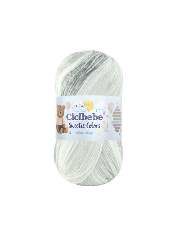 Włóczka - Papatya - Cicibebe Sweetie Colors - 0,5kg/opak.
