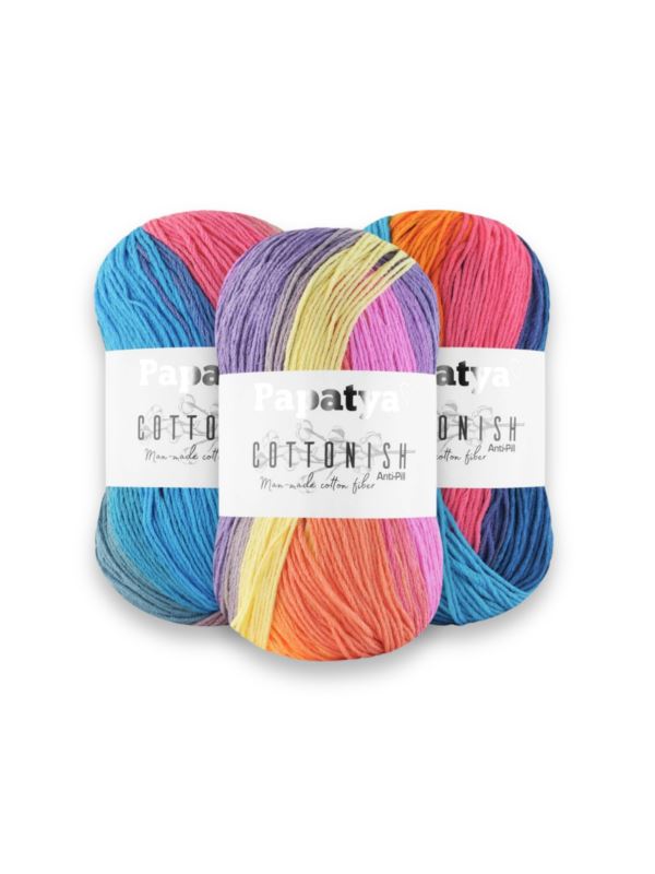 Włóczka - Papatya - Cottonish - 0,5kg/opak.