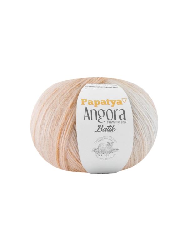 Włóczka - Papatya - Angora Batik - 0,6kg/opak.