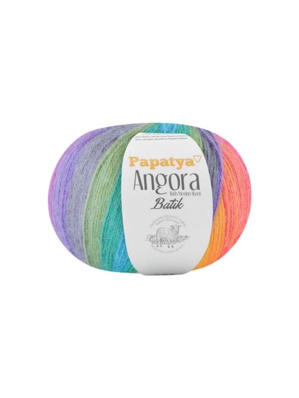 Włóczka - Papatya - Angora Batik - 0,6kg/opak.