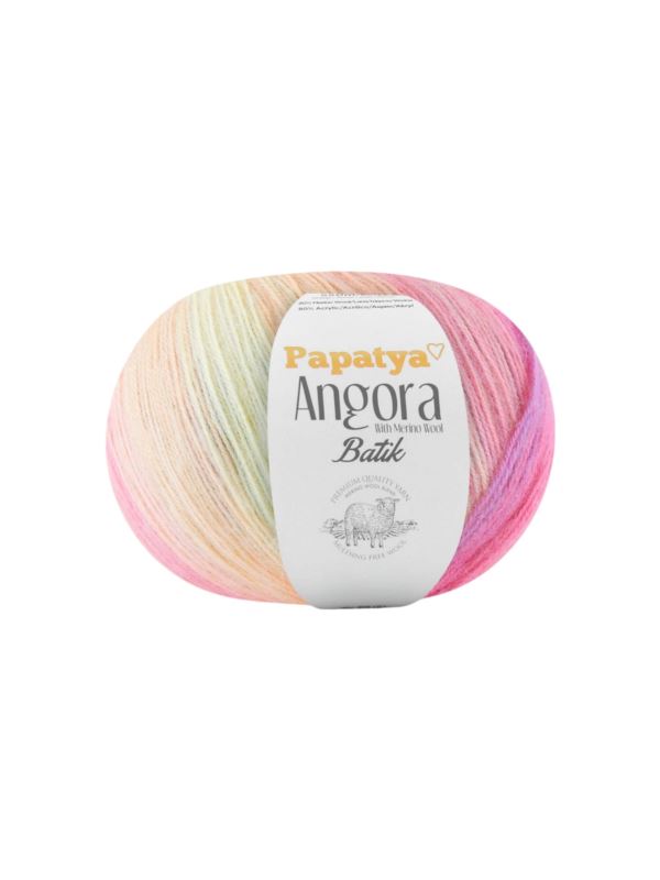 Włóczka - Papatya - Angora Batik - 0,6kg/opak.
