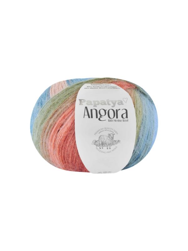 Włóczka - Papatya - Angora Batik - 0,6kg/opak.