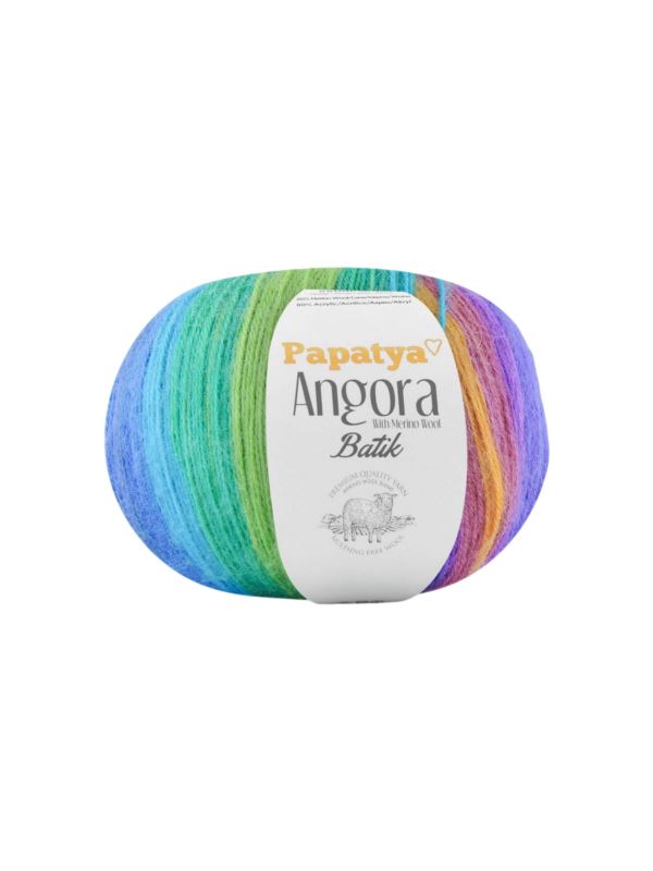 Włóczka - Papatya - Angora Batik - 0,6kg/opak.