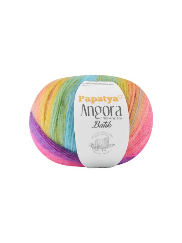 Włóczka - Papatya - Angora Batik - 0,6kg/opak.