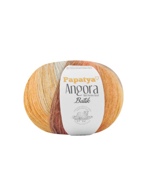 Włóczka - Papatya - Angora Batik - 0,6kg/opak.