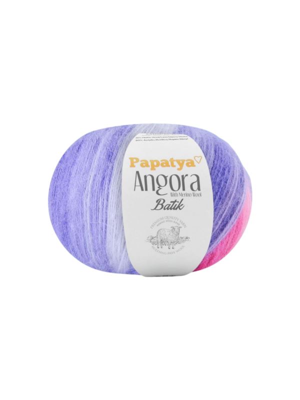 Włóczka - Papatya - Angora Batik - 0,6kg/opak.