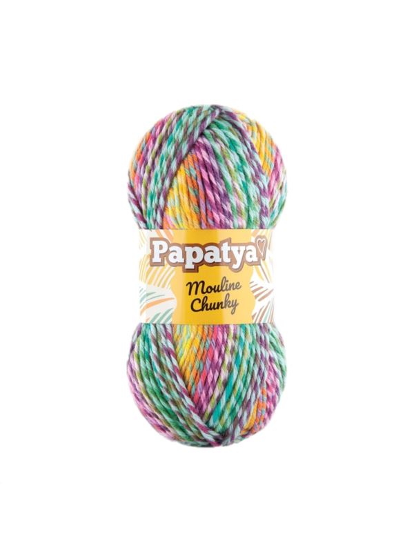 Włóczka - Papatya - Mouline Chunky - 0,5kg/opak.