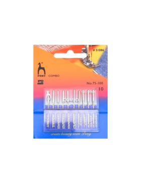 Zestaw igieł do maszyn PONY - Combo - 51086 - 10szt./opak.