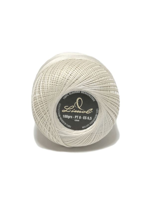 Kordonek LIMOL - Mercerizado - 100% bawełna - gr.8 - 435mb x 0,4kg/opak.