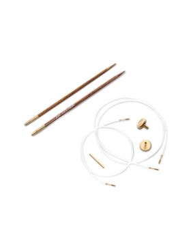 Zestaw drewnianych drutów z wymiennymi żyłkami PONY - Perfect Velvet - 49145