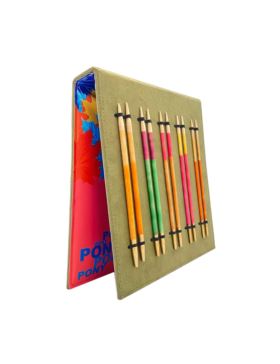 Zestaw drewnianych drutów z wymiennymi żyłkami PONY - Flair - 69901/01