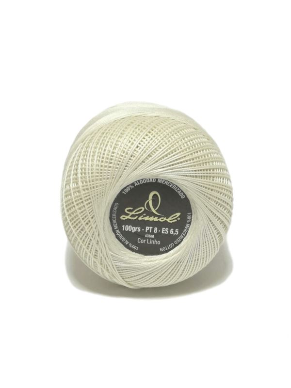 Kordonek LIMOL - Mercerizado - 100% bawełna - gr.8 - 435mb x 0,4kg/opak.