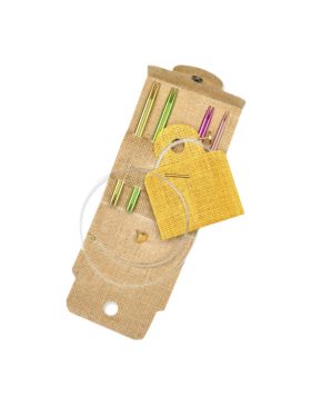 Zestaw metalowych drutów z wymiennymi żyłkami PONY - Colour Jute - 3,00-5,00 mm x 14 cm - 61068/01