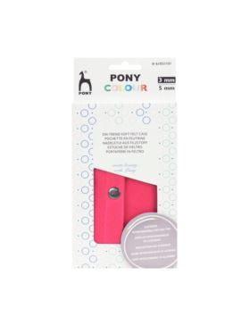 Zestaw metalowych drutów z wymiennymi żyłkami PONY - Colour Felt - 61051/01