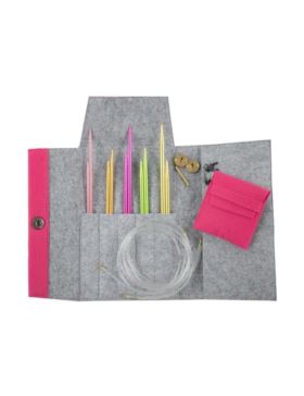 Zestaw metalowych drutów z wymiennymi żyłkami PONY - Colour Felt - 61051/01