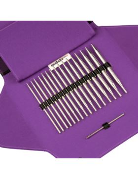 Zestaw drutów i szydełek z wymiennymi żyłkami ADDI - Click Woolly Hugs Set - 680-2