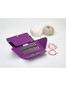 Zestaw drutów i szydełek z wymiennymi żyłkami ADDI - Click Woolly Hugs Set - 680-2