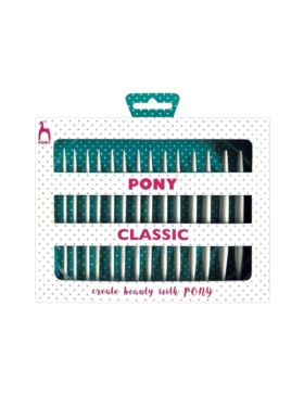 Zestaw aluminiowych drutów z wymiennymi żyłkami PONY - Polka Dots - 3,00-7,00 mm x 10,5 cm - 48426