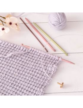 Zestaw szydełek aluminiowych z wymiennymi żyłkami PONY - 3,00-6,00 mm x 15 cm - 46703 - 7szt./opak.