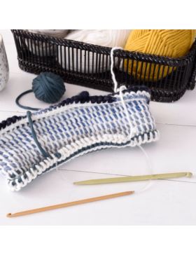 Zestaw szydełek aluminiowych z wymiennymi żyłkami PONY - 3,00-6,00 mm x 15 cm - 46703 - 7szt./opak.