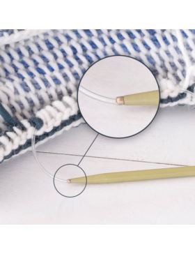 Zestaw szydełek aluminiowych z wymiennymi żyłkami PONY - 3,00-6,00 mm x 15 cm - 46703 - 7szt./opak.