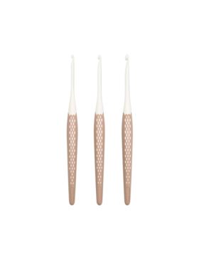 Zestaw ergonomicznych szydełek PRYM - Taupe - 3,00-5,00 mm - 218595