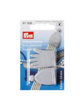 Zatyczki do drutów PRYM - 3,00-3,50 mm - szare - 611856 - 2szt./opak.