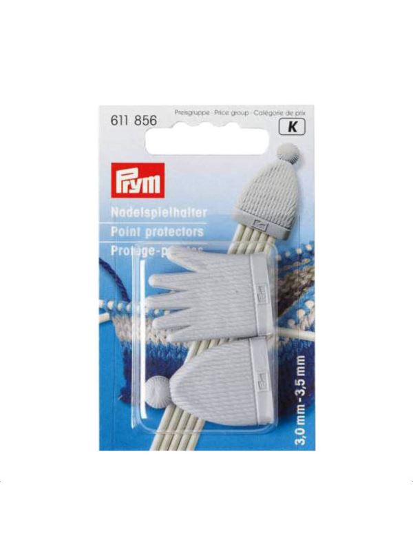 Zatyczki do drutów PRYM - 3,00-3,50 mm - szare - 611856 - 2szt./opak.